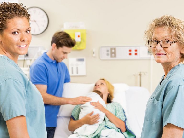 Hebammenteam im Krankenhaus