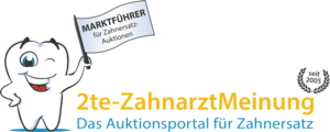 Logo des Auktionsportals für eine Zweite Zahnarztmeinung