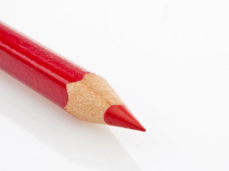 Rottift liegt auf weißer Fläche